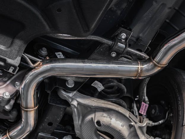 2024-Up Ford Mustang S650 | Muffler Delete Axle Back 3.5'' Dual Tips Exhaust